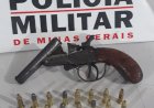 Polícia Militar prende autor de violência doméstica e apreende arma de fogo em São João Evangelista