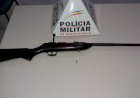 MILITARES DE GONZAGA APREENDE ESPINGARDA CAL.22 DURANTE ATRITO VERBAL