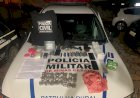 AÇÃO CONJUNTA ENTRE POLÍCIA MILITAR E POLÍCIA CIVIL RESULTA NA PRISÃO DE DOIS INDIVÍDUOS E UMA  GRANDE QUANTIDADE DE DROGAS E ARMAS EM GUANHÃES