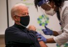 Joe Biden recebe 1ª dose de vacina contra a Covid-19