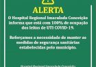 Hospital Regional de Guanhães  informa que leitos de UTI COVID atingem 100? ocupação