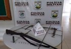 Armas e pássaros são apreendidos durante operação contra caça predatória em cidades da região