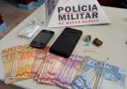 PM DE DIVINOLÂNDIA DE MINAS APREENDE CASAL DE ADOLESCENTES TRAFICANDO DROGAS