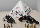 Polícia Militar de Santa Efigênia de Minas realiza operação que resulta na apreensão de duas armas de fogo
