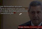 Braga Netto nega ter ameaçado o presidente da Câmara e colocado eleição de 2022 em risco