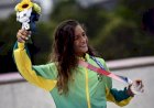 Brasileira poderia ter se tornado a campeã mais jovem da história das Olimpíadas, se tivesse ficado com o ouro no skate