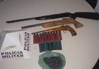 Homem é preso por posse de arma de fogo e evita feminicídio em Cantagalo