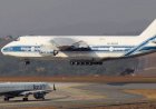 Segundo maior cargueiro do mundo, Antonov AN-124 pousa em Confins nesta quinta