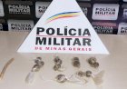 Drogas são apreendidas durante patrulhamento preventivo na cidade de Peçanha  