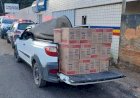 POLÍCIA MILITAR RECUPERA CARGA SAQUEADA DE CARRETA QUE FICOU PRESA NO DESVIO DA BR-262