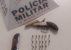 Homem é preso por porte ilegal de arma de fogo na cidade de São João Evangelista