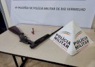 PM de Materlândia realiza prisão por mandado e apreensão de arma de fogo