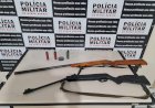 PM de Coroaci prende homem por posse ilegal de arma de fogo