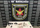 HOMEM É PRESO EM GUANHÃES POR TRÁFICO DE DROGAS E PORTE DE ARMA DE FOGO.