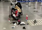 Vídeo: mala explode e faz parte do teto do aeroporto de Guarulhos desabar