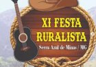 Vem aí a XI Festa Ruralista de Serra Azul de Minas