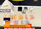 DUAS PESSOAS FORAM PRESAS EM GUANHÃES POR TRÁFICO DE DROGAS
