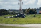 Helicóptero cai no aeroporto de Pará de Minas