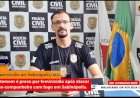 Homem é preso por feminicídio após atacar ex-companheira com fogo em Sabinópolis.