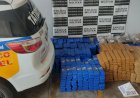 PM encontra mais de 1.200 tabletes de maconha em Compass capotado em rodovia de MG