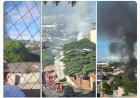 SUSTO Incêndio em oficina mecânica mobiliza bombeiros na região Oeste de BH