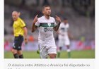 SATISFEITO Autor do gol do América no clássico, Fabinho elogia atuação da equipe no Mineirão