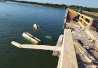 Planura suspende abastecimento de água na cidade após carreta com óleo vegetal cair no Rio Grande