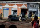 Corpo é encontrado debaixo de escombros após incêndio em comércios