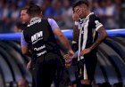 Atlético atualiza estado de saúde de Ruan Tressoldi após choque com Kaio Jorge