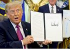 Trump assina ordem executiva para renomear Lago Ontário como Lago América: 'Agora só falta o Oceano'