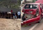 Acidente no Anel Rodoviário de BH: homem se joga de carro para escapar de carreta descontrolada