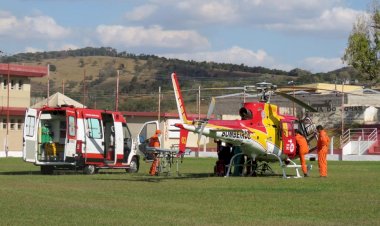 Menino de 8 anos fica ferido em Itaguara após bomba explodir em sua boca