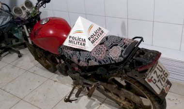 Militares do 65º Batalhão recuperam motocicleta furtada