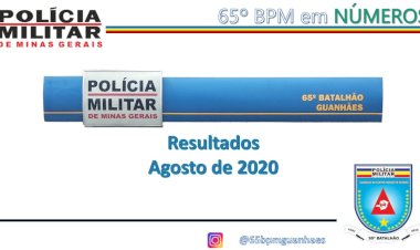 65° Batalhão divulga os resultados do mês de agosto 