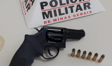 POLÍCIA MILITAR DE RIO VERMELHO RETIRARAM DAS RUAS MAIS UMA DE FOGO ILEGAL