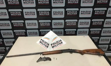 Polícia Militar apreende duas armas de fogo em Guanhães
