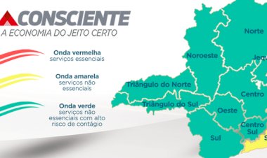 Quatro macrorregiões de Saúde regridem para fases mais restritivas do Minas Consciente, entre elas, região Leste de Minas
