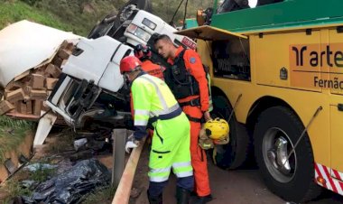 Socorrista morre esmagada por carreta ao tentar socorrer vítimas na BR-381