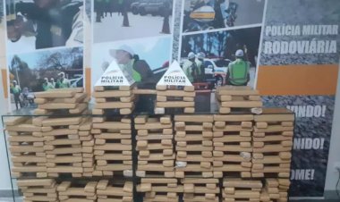 PMRv apreende meia tonelada de maconha em Juatuba após perseguição na BR-262