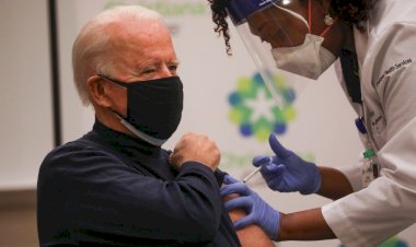 Joe Biden recebe 1ª dose de vacina contra a Covid-19