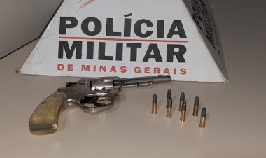 HOMEM É PRESO EM EUXENITA COM ARMA DE FOGO E SINAIS DE EMBRIAGUEZ