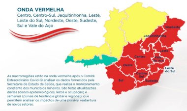 Microrregional de Guanhães regride para Onda Vermelha do Plano Minas Consciente