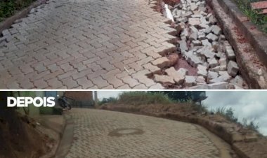 Nova administração municipal de Sabinópolis recupera em apenas 20 dias, obras defeituosas, recentes entregues pela gestão anterior.