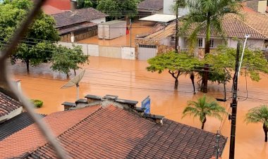 Temporal provocou ma grande tragédia  com alagamentos e deslizamentos de terra em Santa Maria de