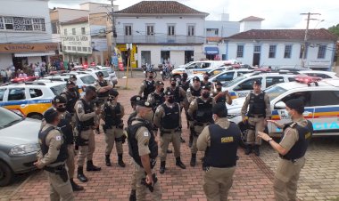 Polícia Militar de Guanhães realiza cerimônia para recebimento de novas viaturas do Governo de Minas
