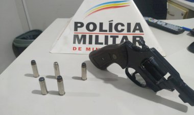 Operação conjunta das Polícias de São José do Jacuri e São Pedro prendem homem por porte ilegal de arma de fogo