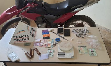 PM de Rio Vermelho desmancha ponto droga na cidade