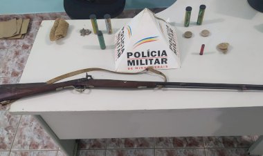 Homem é preso por posse ilegal de arma de fogo em São Sebastião do Maranhão  