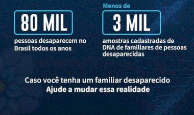 PCMG promove mutirão para coletar DNA de familiares de desaparecidos