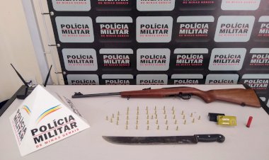 Militares de Coroaci prende homem de 68 anos por violência doméstica